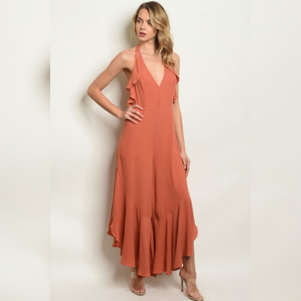 Earth Jumpsuit V-neck - Picture 2 of 3
